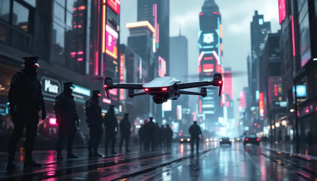 Exploring Technology's Role in Law Enforcement: A Cyberpunk Lens