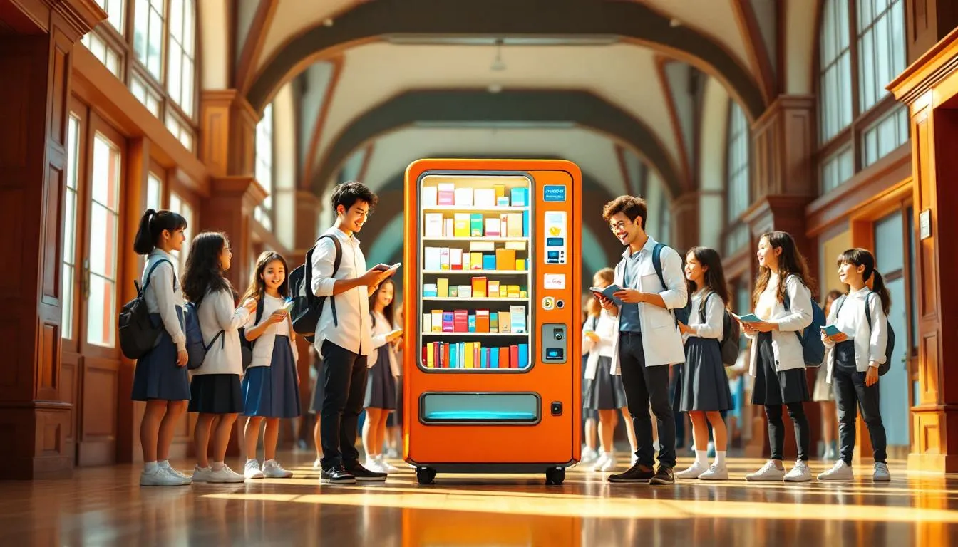 How Book Vending Machines Revitalize School Libraries