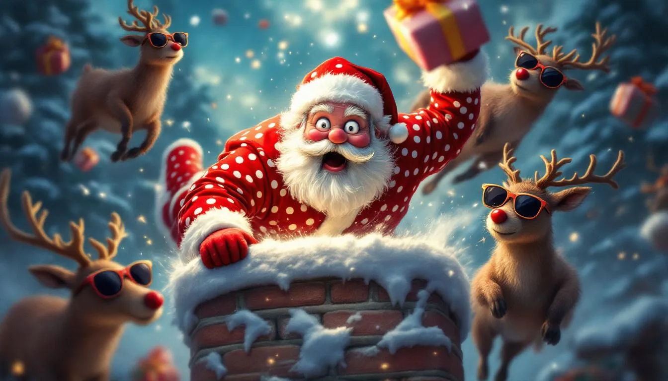 How Does Humor in Children’s Books Make Santa a Meme?